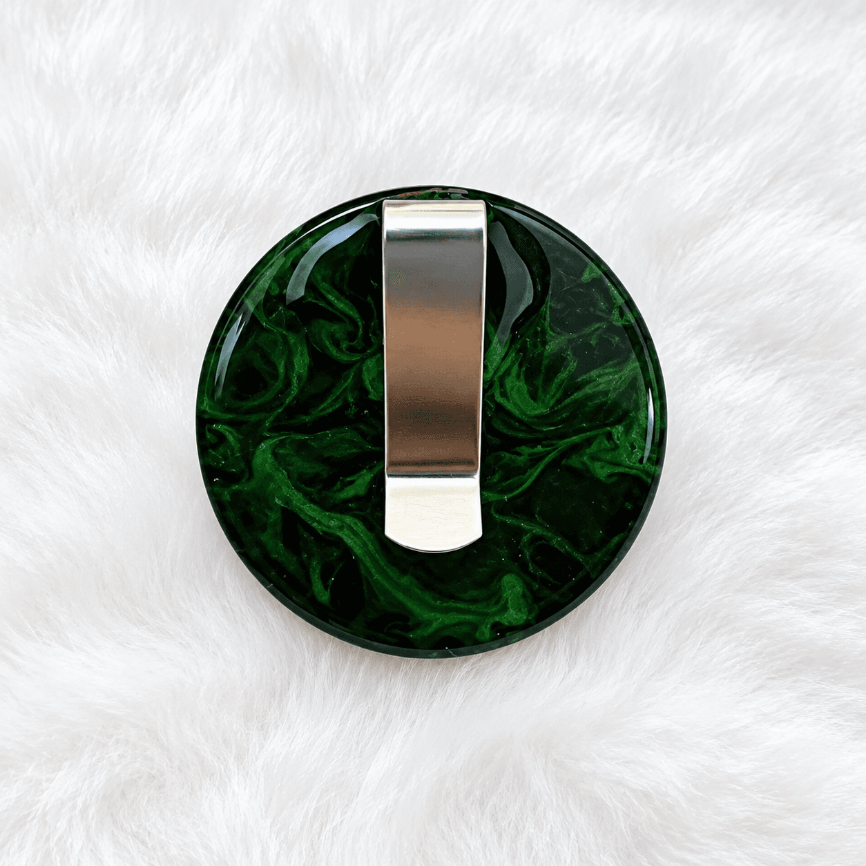 Emerald Marble Name Badge