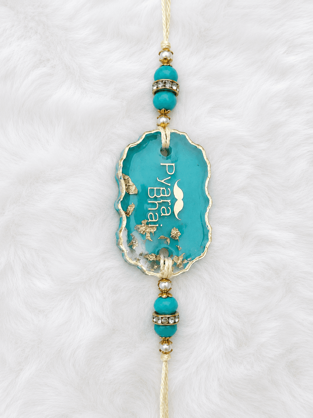 Turquoise Agate Bhai Rakhi