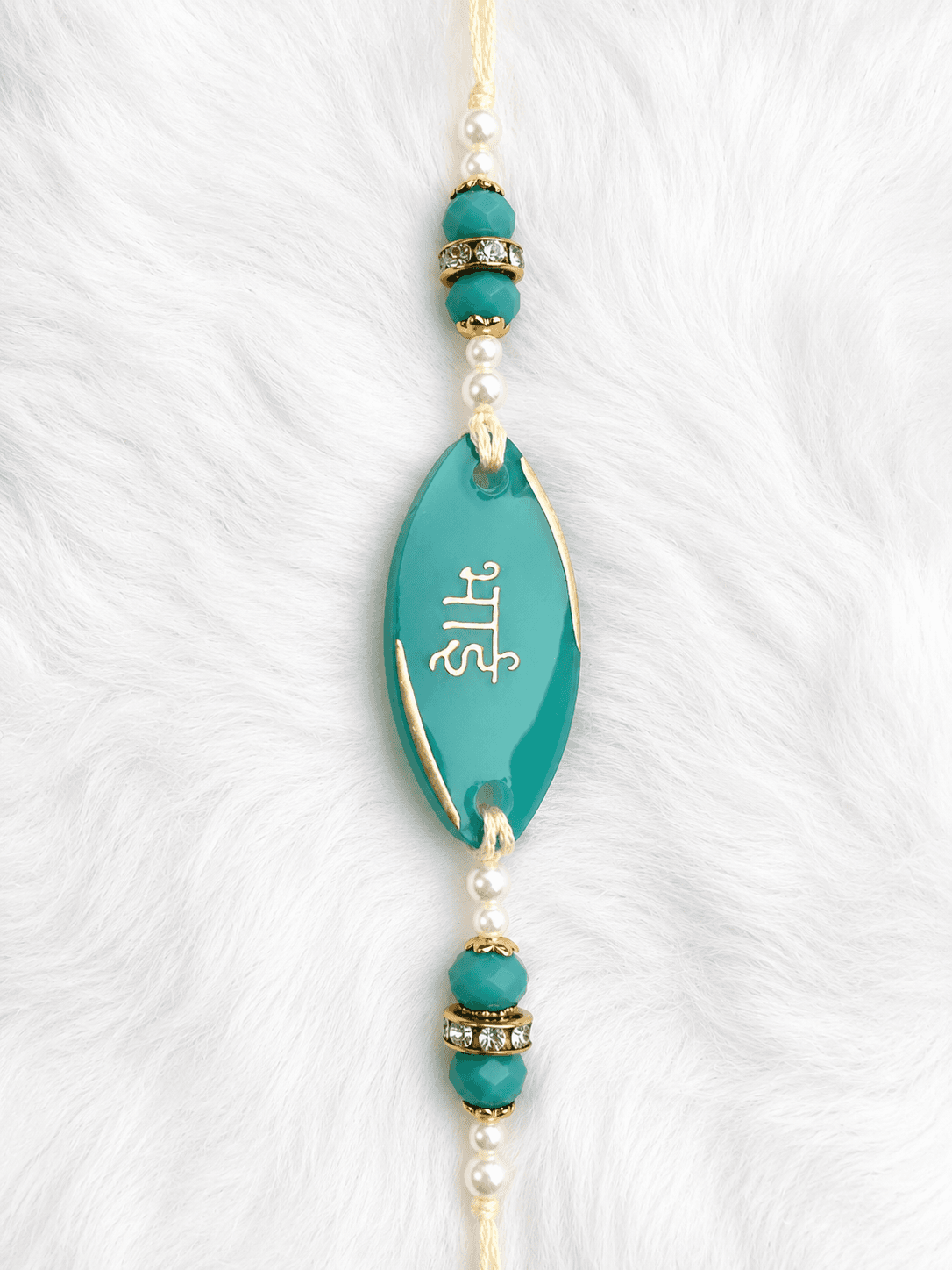 Emerald Leaf Bhai Rakhi