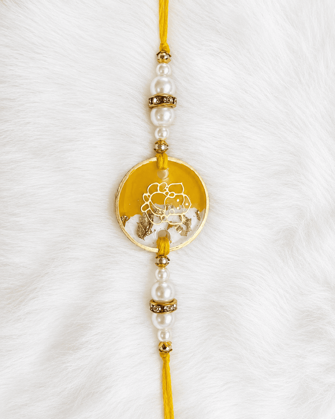 Ganesha Gold-Leaf Rakhi