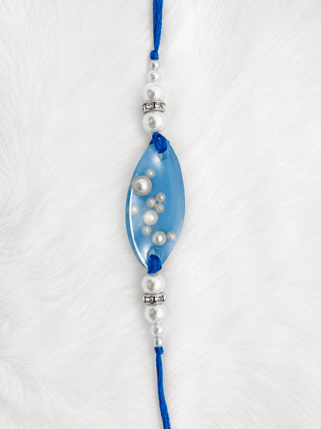 Blue Pearl Bhai Rakhi